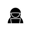 Hacker Flat Vector Icon