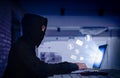 Hacker hacking decode security lock payments system with email,credit card,bitcoin and dollar currency online