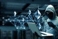 Hacker hunting for crypto currency