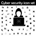 Hacker icon. Cyber security icons universal set for web and mobile