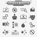 Hacker icons