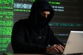 Hacker internet computer crime cyber attack network security programming code password protection