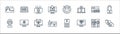 hacker line icons. linear set. quality vector line set such as personal data, wifi, phishing, hacker, firewall, modem, radar,