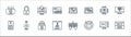 hacker line icons. linear set. quality vector line set such as hacker, radar, malware, pin code, data theft, password, malware,