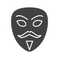 Hacker Mask icon vector image.