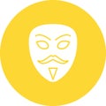 Hacker Mask icon vector image.