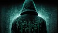 Hacker portrait illustration