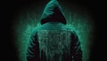 Hacker portrait illustration