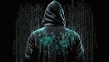 Hacker portrait illustration
