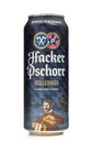 Hacker-Pschorr Kellerbier german lager unfiltered beer can packaging isolated on white background