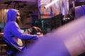 Hacker running malicious spyware