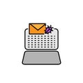 Hacker, Spam icon. Can be used for web, logo, mobile app, UI, UX
