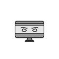 Hacker, spyware icon. Can be used for web, logo, mobile app, UI UX