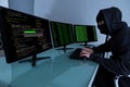 Hacker Stealing Data On Multiple Computers