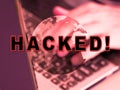Hacker Typing Hacked Data Alert 3d Illustration Royalty Free Stock Photo