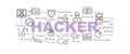 Hacker vector banner