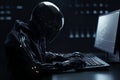 Hacker web cyber war concept. Generative AI Royalty Free Stock Photo