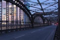 The Hackerbruecke bridge in Munich, Germany Royalty Free Stock Photo