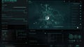 Hackers screen program code. Beautiful illustration picture. Generative AI