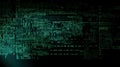 Hackers screen program code. Beautiful illustration picture. Generative AI