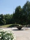 Park in the Hackesche Hofe District in Berlin Capital city of Germany. of Berlin Germany Royalty Free Stock Photo