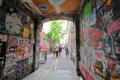 Hackescher market street art alley Berlin Germany