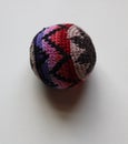 A Hackey Sack with a Colorful Pattern Royalty Free Stock Photo