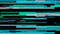 Hacking a computer network. Glitch effect background. Distortion of the digital stream. Damaged signal. 3d rendering Royalty Free Stock Photo
