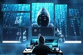 Hacking and criminal concept Royalty Free Stock Photo