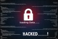 Hacking, internet cyber security background, hacking concept