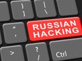 Hacking Keyboard Key Shows Data Hacked 3d Illustration
