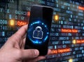 Hacking mobile devices by hackers. Data protection in the cloud