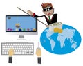 Hacking and phishing Royalty Free Stock Photo
