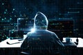 Hacking and technology concept Royalty Free Stock Photo