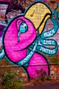 Hackney, London, Uk: Crying flamingo for BLM Royalty Free Stock Photo