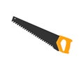 Hacksaw, Hand saw Repair tool logo design. Industry and construction vector design and illustration.