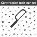 Hacksaw icon. Constraction tools icons universal set for web and mobile Royalty Free Stock Photo