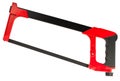Hacksaw with red handle