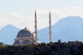 HacÃÂ± Ali Uyaroglu Cami, a mosque in Cankaya neighbourhood of Kepez district of Antalya, Turkey Royalty Free Stock Photo