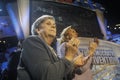 Hadassah Lieberman and Mrs. Lieberman at the 2000 Democratic Convention at the Staples Center, Los Angeles, CA Royalty Free Stock Photo