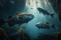 Haddock Fish Underwater Lush Nature by Generative AI