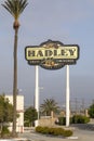 Hadley Fruit Orchards Sign