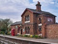 Hadlow Road Railway Station in Wirral, England, UK. Now a Grade 2 listed heritage museum Royalty Free Stock Photo