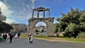 Hadrian`s Arch.