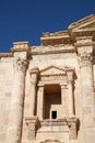 Hadrian's Arch of Triumph in Jerash, Jordan