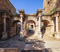 The Hadrian`s Gate in Antalya, Turkey Royalty Free Stock Photo