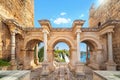 Hadrian`s Gate - entrance to Antalya, Turkey Royalty Free Stock Photo