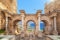 Hadrian`s Gate - entrance to Antalya, Turkey Royalty Free Stock Photo