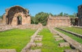 Hadrian`s Villa, large Roman archaeological complex at Tivoli, province of Rome, Lazio, central Italy. Royalty Free Stock Photo