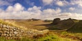 Hadrian's Wall, near Housesteads Fort in early morning light